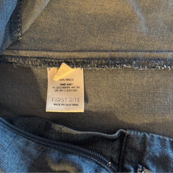 First Rite Blue Wide-Leg Trouser - Picture 6 of 7